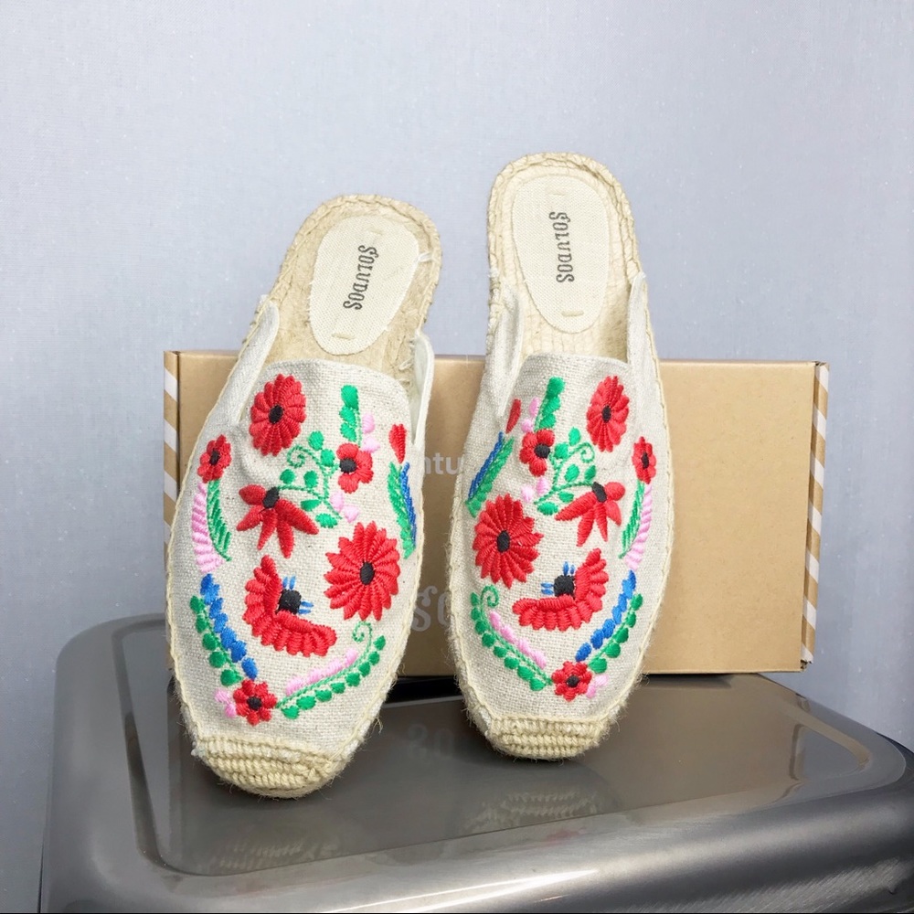 ▪️Soludos▪️Ibiza Embrodiered Mules